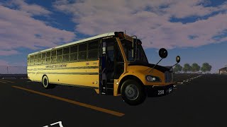 Start up and tour on a 2024 Thomas C2 School bus easter edition ￼