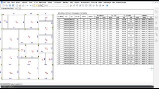 Auto Generate Slab Schedule Single Click in CAD