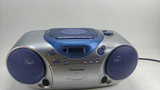 Panasonic RX-D13 CD Tape Boombox With Digital Tuner