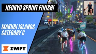 Top 5 Finish within .5 Seconds from Each Other! // Rhino Racing Neokyo Crit Race // Category C