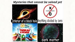 The four mysteries that haven't been solved yet meme