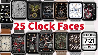 Top 25 Clock Faces For Apple Watch Beautiful | Clockology #12