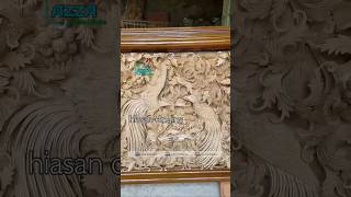 Pajangan dinding relief ukiran 3 dimensi #azzafurniture #hiasandinding #viralvideo