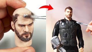 [띠부] Sculpting Avengers 'Thor' _ DIY Polymer Clay Tutorial / 폴리머 클레이로 어벤져스 '토르' 만들기 (ENG SUB)