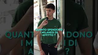 Quanto pagano i MILANESI DI AFFITTO ? #fabiomarchione #affitti #milano #finanzapersonale  #perte