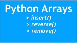 Python Tutorial - 4 : How to declare Array in Python | Arrays in Python | Python Array |