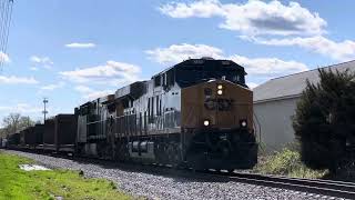 CSX M410 with the L&N Heritage Unit and a YN2 second out