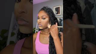 Natural makeup tutorial black girl, soft glam #makeup #makeuptutorial #grwm #naturalmakeup