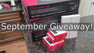 Sept Giveaway Announcement