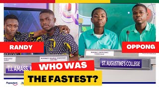 Huh 😳Oppong and Alexander From St. Augustine’s College With Hot NSMQ SPEED RACE 🫳😭🤯