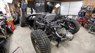 Installing A Rear Top Mounted Radiator on the Off-Road Lamborghini Huracan