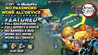 Script Skin Lancelot Zenitsu Agatsuma Demon Slayer No Password | Full Effect & Voice - Latest Patch