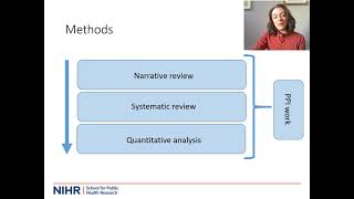 Natalie Bennett, NIHR SPHR PhD Student, University of Sheffield