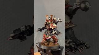 World Eaters Khorne Berzerker painting process! #warhammer #warhammer40k #40k #miniaturepainting