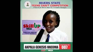 RIVERS STATE TEENS' CRAFT COMPETITION: AKPALA GENESIS NNEOMA