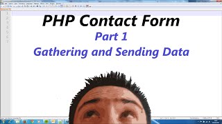 Simple PHP Contact Form Part 1