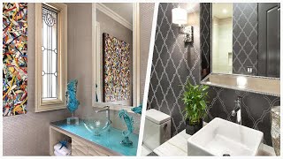 75 Mid-sized And Large Powder Room Design Ideas You'll Love ☆