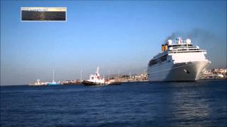 COSTA NeoClassica  DEPARTURE FROM HERAKLION PORT.