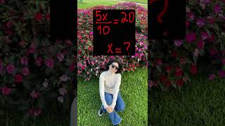 Qual o valor de X? #matemática #matemáticaconcursos #shortsvideo #equacao #math #proporção