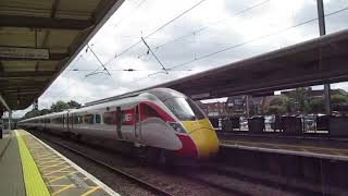 LNER 801226 Pride passes for Leeds and Thameslink 700144 passes after