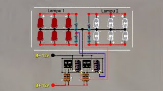 Cara membuat lampu flip flop