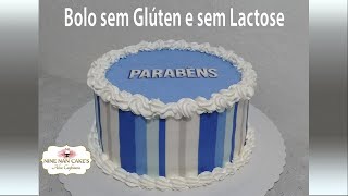 Bolo SEM GLÚTEN e SEM LACTOSE