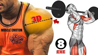 SHOULDER WORKOUT- 8 best exercises for Boulder Shoulder  💪🔥