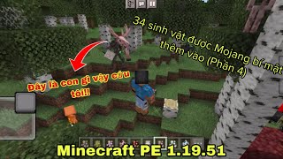 34 Sinh Vật Được Mojang Bí Mật Thêm Vào Minecraft PE 1.19.51 ( Phần 4 )