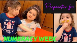 numeracy activities for kindergarten | math week project | Shapes activity| #schoolprojectidea