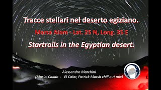 Tracce stellari nel deserto egiziano