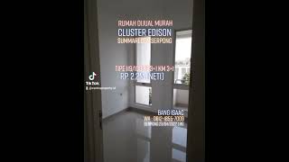 Rumah Dijual Serpong - Summarecon Serpong Rp. 2,2 M