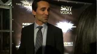 Nestor Carbonell on The Dark Knight Rises Black Carpet in Toronto July 18, 2012