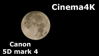 【 4K】Moon _Tokyo_5DmarkⅣ Cinema4K no2【4K】