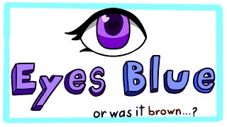 Eyes Blue, or was it brown?