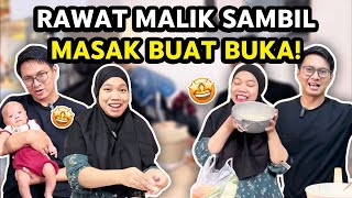 BAPAK ENO, HEBAT! RAWAT MALIK SAMBIL MASAK🫣