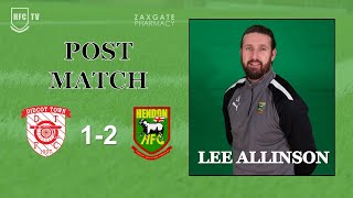 Lee Allinson post match v DIDCOT TOWN - 27 April 2024