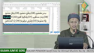 KAJIAN JUMAT SORE BERSAMA USTADZ ABU ZAIDAN