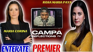 🚨📢📢URGENTE. ROSA MARIA PAYA ENTREVISTA A MARIA CORINA, 💢💥DOS GRANDES GUERRERAS🔥🔥💣