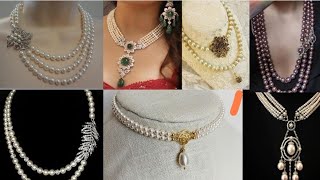 necklace designs🔥🔥|| pearl necklace designs #necklace #fashion #beauty