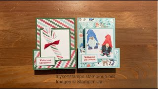 Double Box Fold Card Stamping Tutorial Technique Tuesday