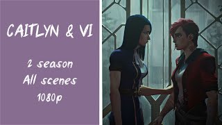 Caitlyn & Vi SCENE PACK for edits 1080p | 2 season