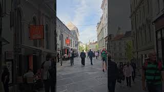 유럽 알프스산맥 자전거 횡단여행_슬로베니아 류블라냐 길거리 풍경(Ljubljana street scene)-3