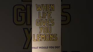 When life gives you lemons, what would u do ? #traveller #bartendervlog #jordantravel