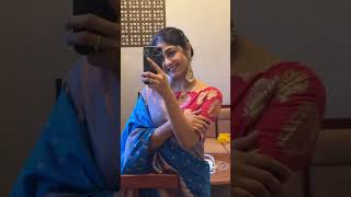 🥰🥰🥰নীল রঙের শাড়িতে সুস্মিতা 🥰🥰💙💙#shortsvideo #sumita