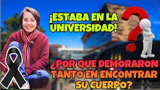 ¿POR QUE DEMORARON TANTO EN ENCONTRAR EL CUERPO DE MARÍA PAULA MUNEVAR, SI ESTABA EN LA U JAVERIANA?