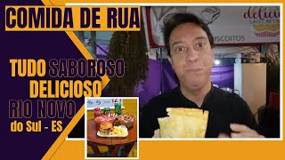 COMIDA DE RUA - Rio Novo do Sul ES - DELÍCIAS COM JUÇARA - Pastel e Açaí