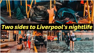 Giving a tent and sleeping bags to Liverpool’s homeless.