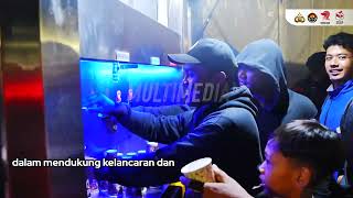 Water treatment Polri Pelepas Dahaga Suporter Piala Dunia U-17