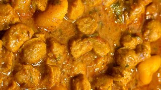 Soyabean curry | soya chunks curry enjoy with roti & rice