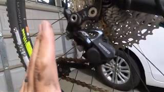 Rear Derailleur Clutch explained. In filipino.